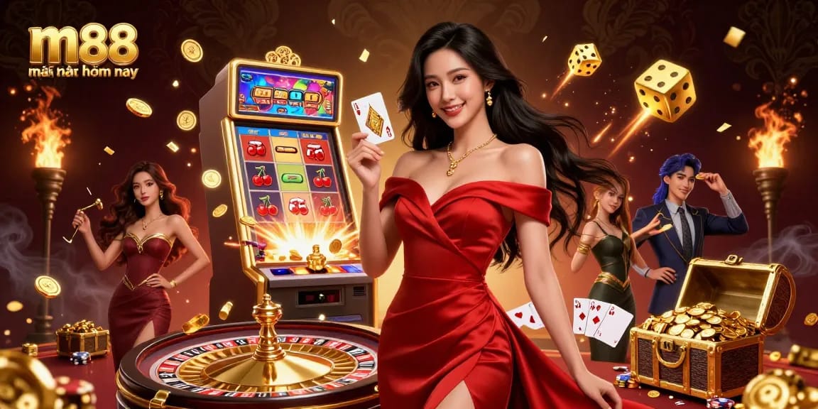 Trải nghiệm hành động trò chơi thú vị với m88 mới nhất hôm nay trong bối cảnh casino sống động này.