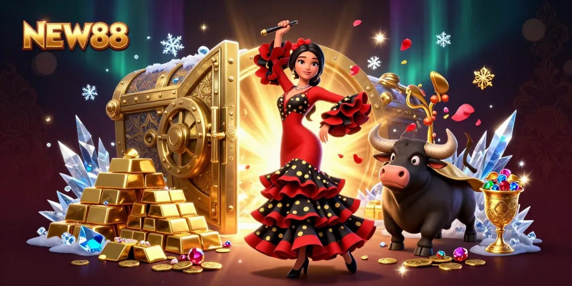 Engage in winning strategies at NEW88 Casino featuring dynamic gems and gold.
