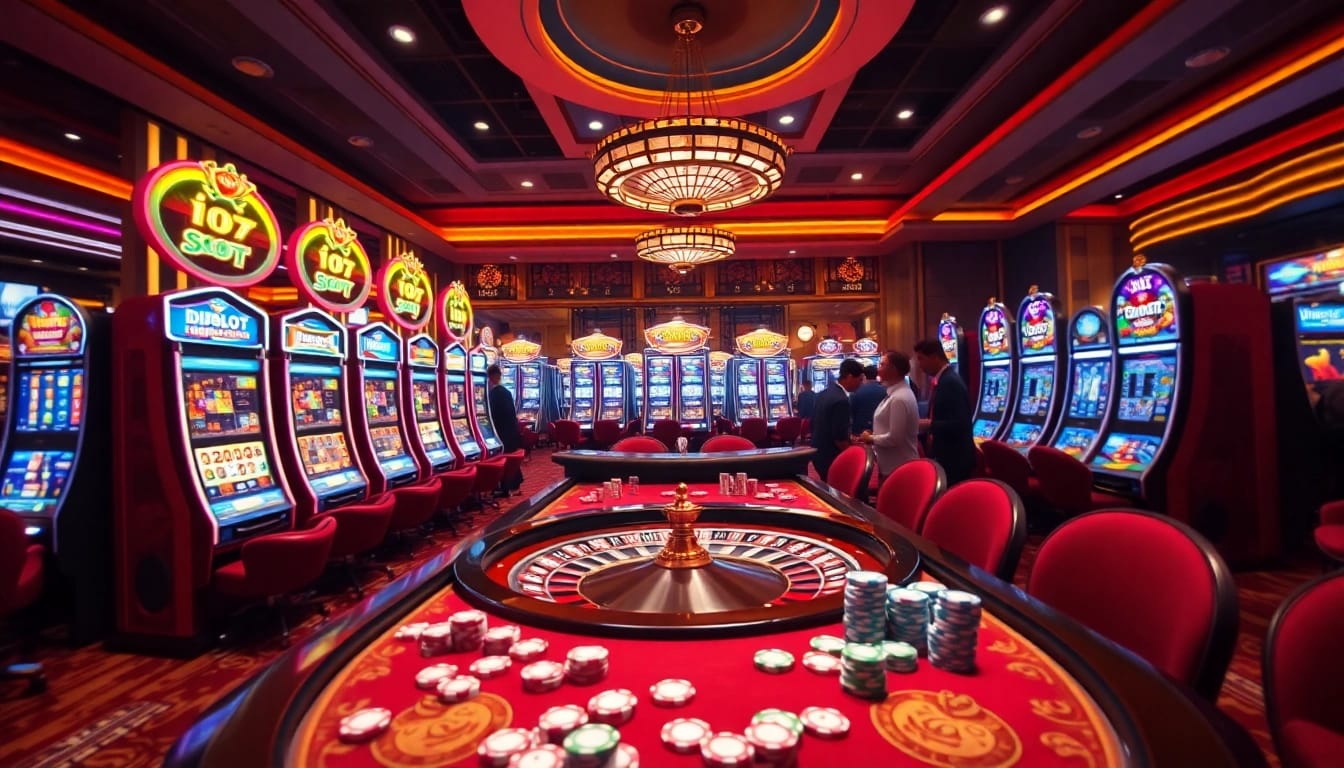 Play and win big at IDNSLOT with vibrant slot machines and exciting casino games.