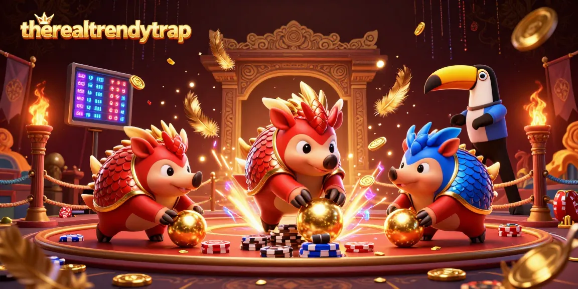 therealtrendytrap menghadirkan kasino online dengan pangolin sebagai karakter utama dalam permainan slot yang menarik.