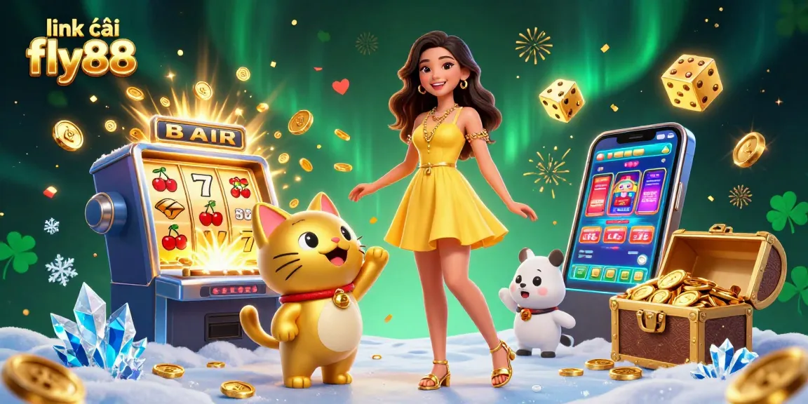 Experience the excitement of link vào fly88 with vibrant casino elements and interactive characters.