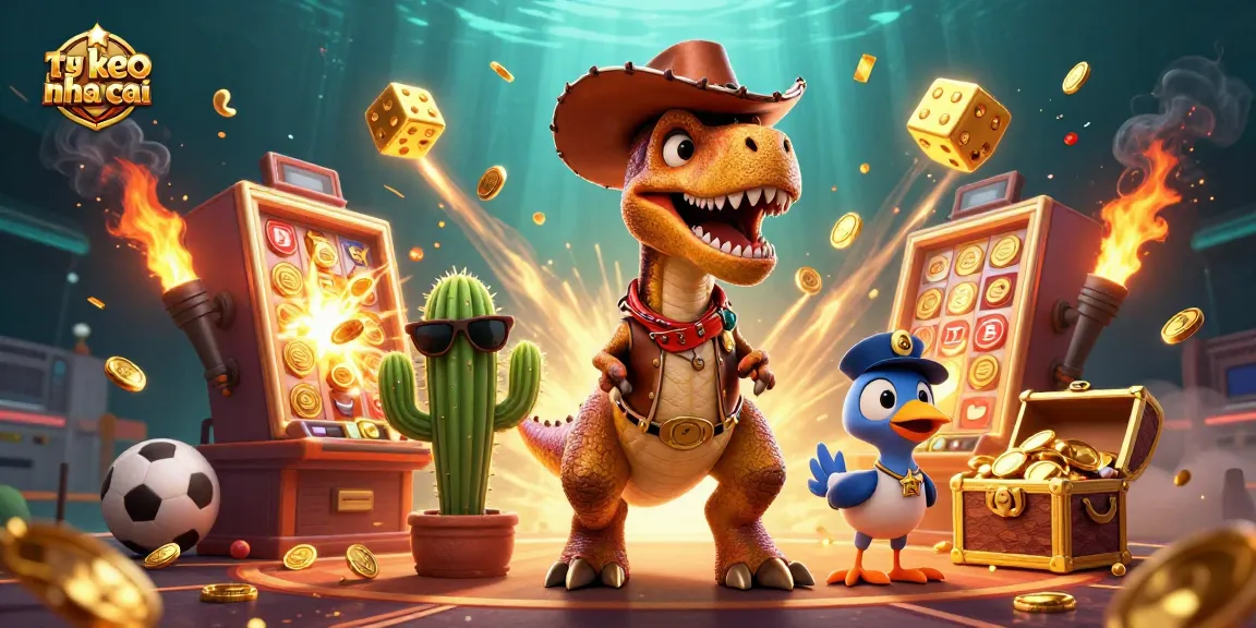 Engage with ty le keo nha cai through a thrilling sports betting scene featuring vibrant characters and dynamic gaming elements.