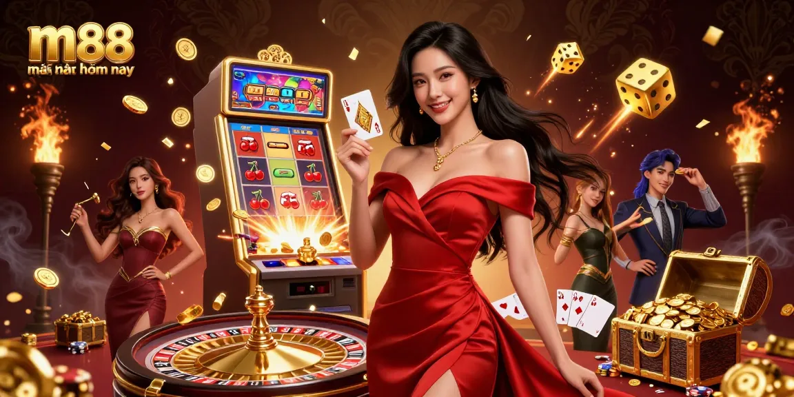 Trải nghiệm hành động trò chơi thú vị với m88 mới nhất hôm nay trong bối cảnh casino sống động này.