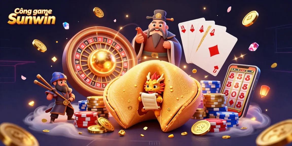 Engage with the exciting Cổng game Sunwin as golden treasures and dynamic characters fill the casino scene.