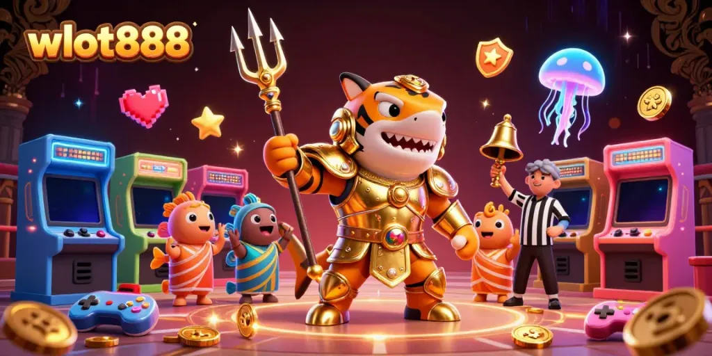 Menang besar di wslot888 dengan harimau hiu bertempur di arena bawah laut.