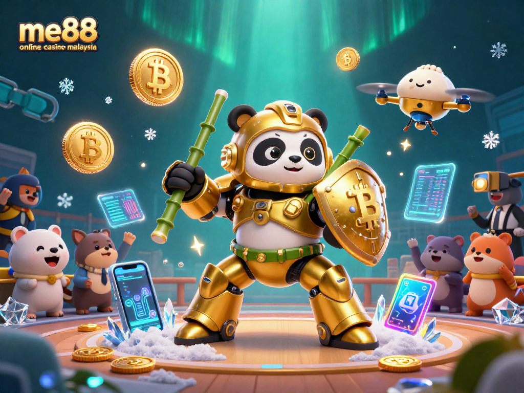 Play exciting games at me88 online casino malaysia, featuring unique characters and crypto elements.