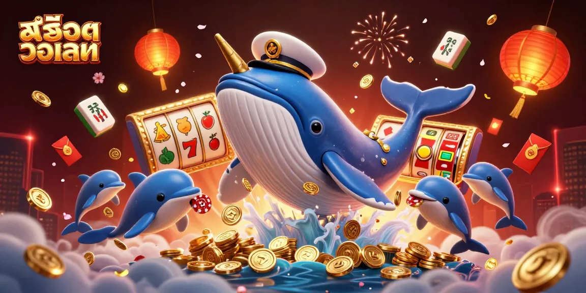 Experience the excitement of สล็อตวอเลท with whales, narwhals, and dolphins playing in a sea of coins and jackpots.