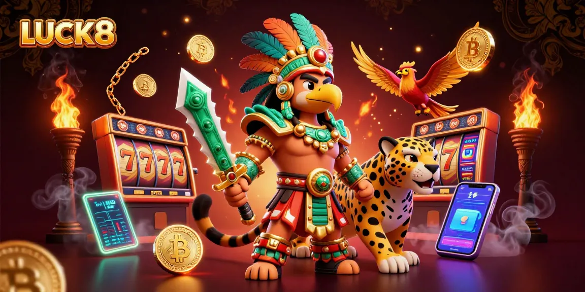 Join the excitement of LUCK8 with dynamic casino elements and interactive game visuals.