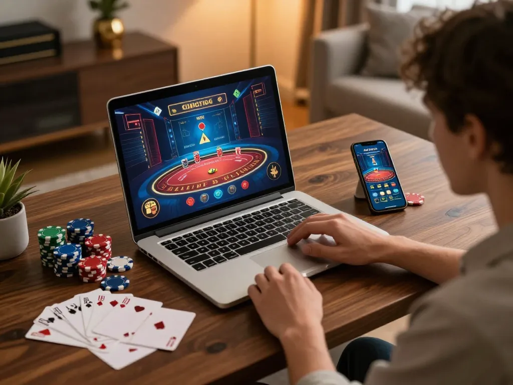 Embrace the excitement of blackjack with 789win through a stylish home gaming setup