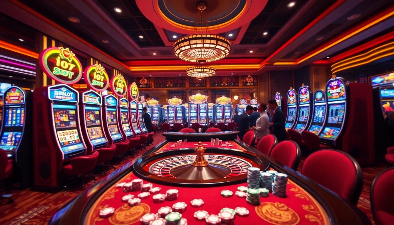 Play and win big at IDNSLOT with vibrant slot machines and exciting casino games.