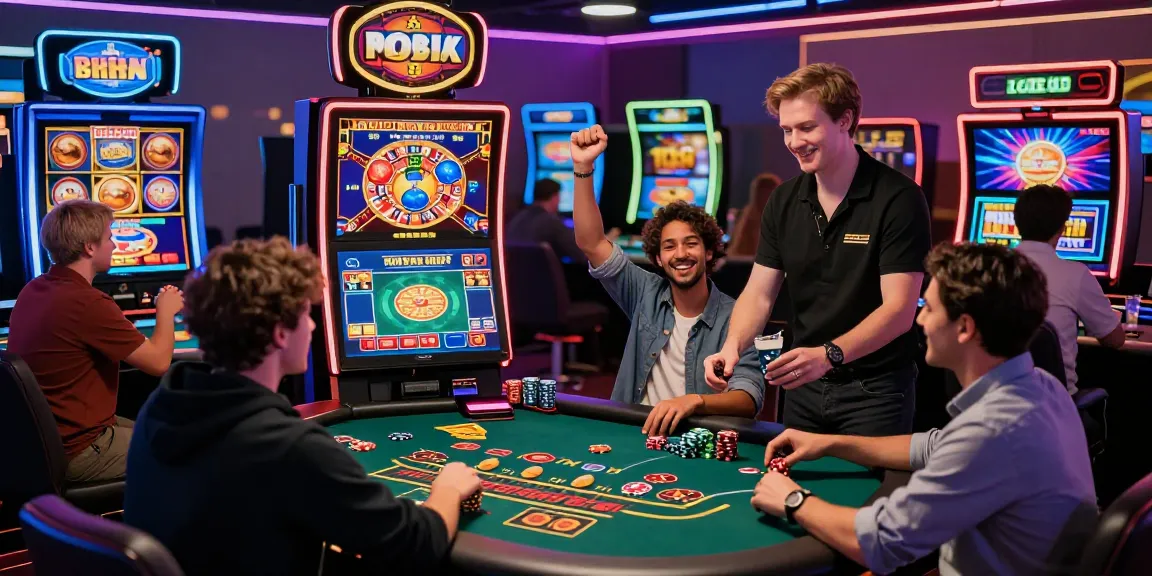 Players engaging at the best non UK casinos, showcasing diverse gaming experiences and vibrant environments.
