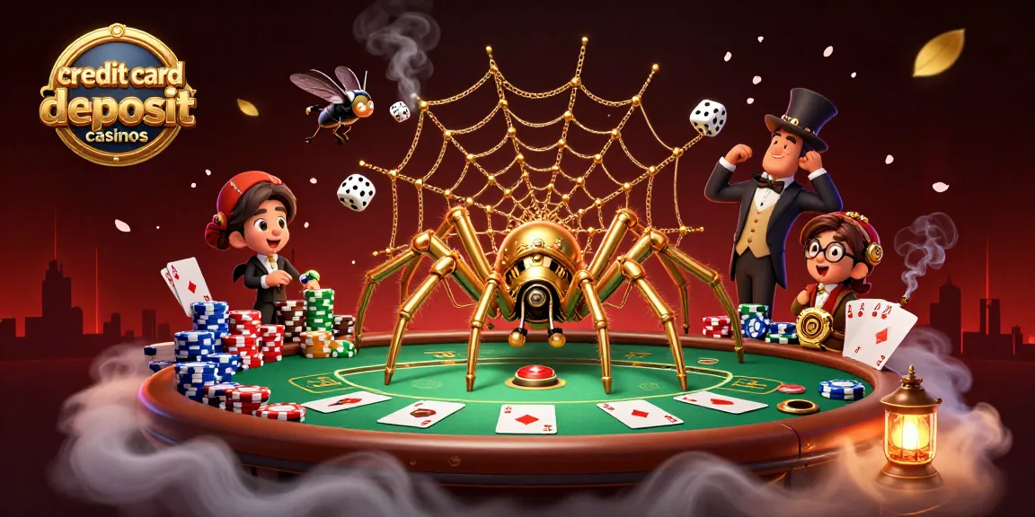 Experience thrilling gameplay at credit card deposit casinos featuring vibrant poker elements