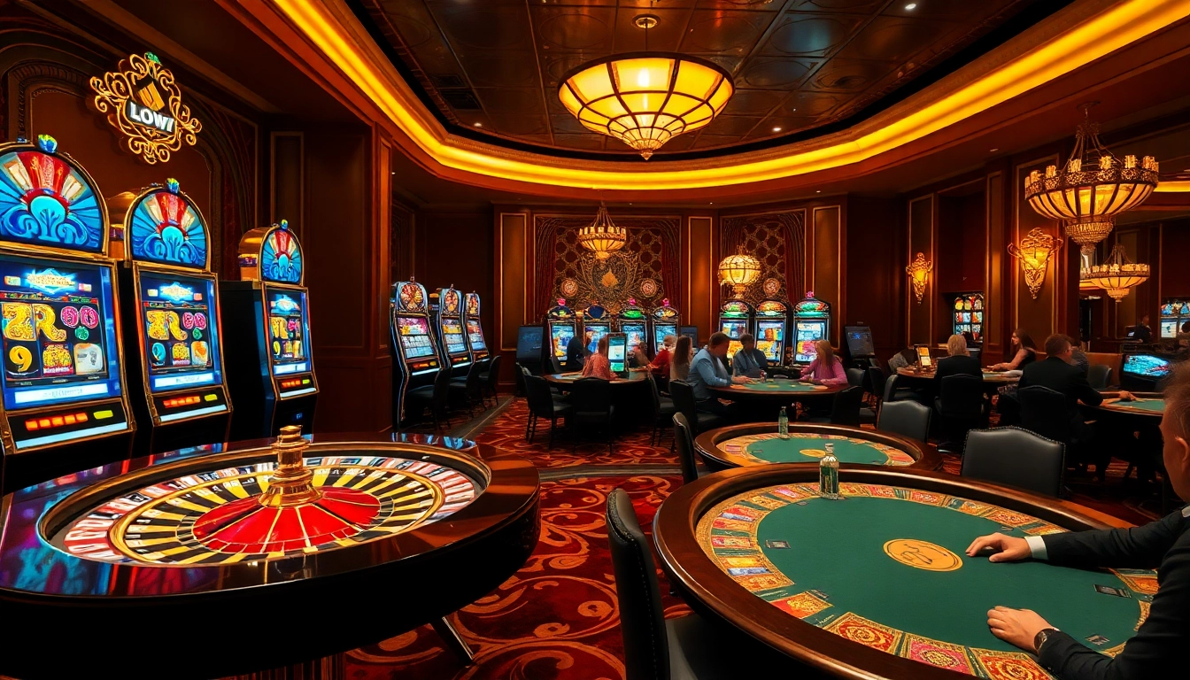 Experience the thrill of luxury12 with exciting casino games and vibrant slot machines.