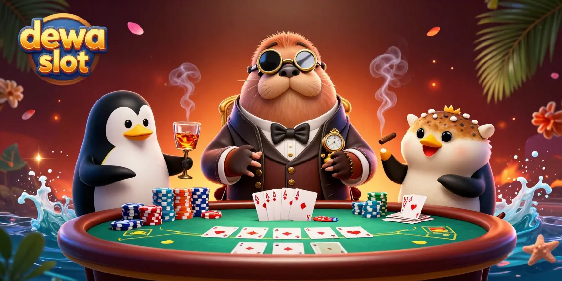 Melipatgandakan kemenangan dengan dewa slot, walrus dan dealer penguin di meja poker bawah laut