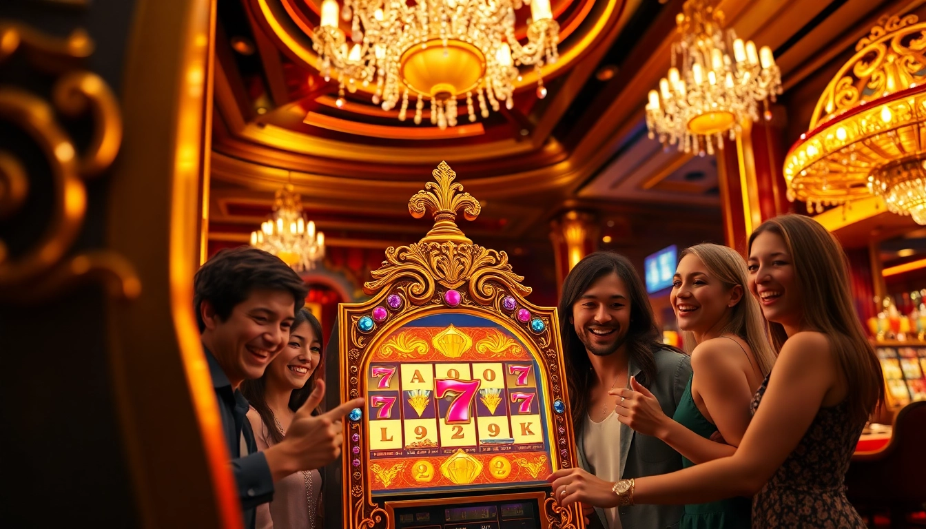 Bermain luxury777 game di slot mesin emas yang mewah dengan pemain bersemangat.