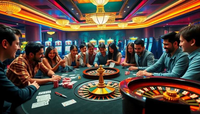 Experience the excitement of high-stakes gambling at the nh88 poker table with vibrant chips and cards.