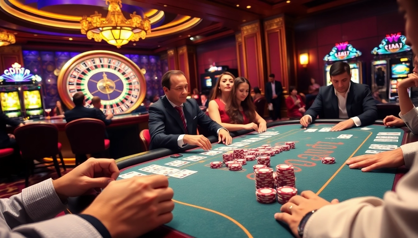 Experience the excitement of high-stakes poker at https://bl555.family/ with vibrant casino visuals.